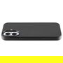 Cellularline Sensation Funda para iPhone 16 de Silicona Soft Touch Negro compatible MagSafe