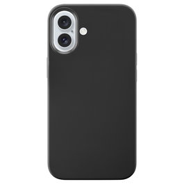 Cellularline Sensation Funda para iPhone 16 de Silicona Soft Touch Negro compatible MagSafe