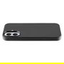 Cellularline Sensation Funda para iPhone 16 de Silicona Soft Touch Negro compatible MagSafe