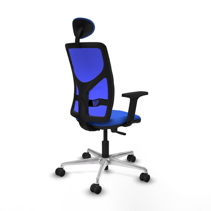 PIQUERAS Y CRESPO Silla de oficina Motilla Azul con mecanismo Sincro PIQUERAS Y CRESPO Silla de oficina Motilla Azul con mecanismo Sincro