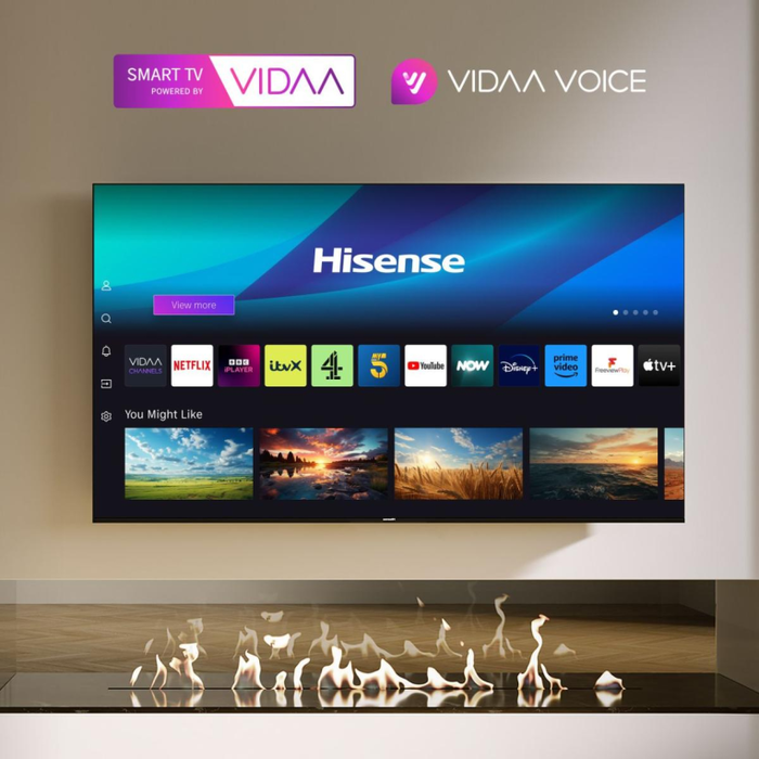 Hisense 55A6N Smart TV 55" 4K Ultra HD DLED HDR10+ Dolby Vision WiFi Negro Hisense 55A6N Smart TV 55" 4K Ultra HD DLED HDR10+ Dolby Vision WiFi Negro