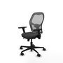 PIQUERAS Y CRESPO Silla de oficina Jorquera con mecanismo Sincro/Traslack Gris