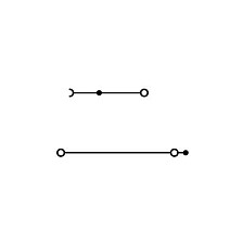 WAGO 2003-7640 Terminales de cableado de 5,2 mm, 96 mm, 50 unidades