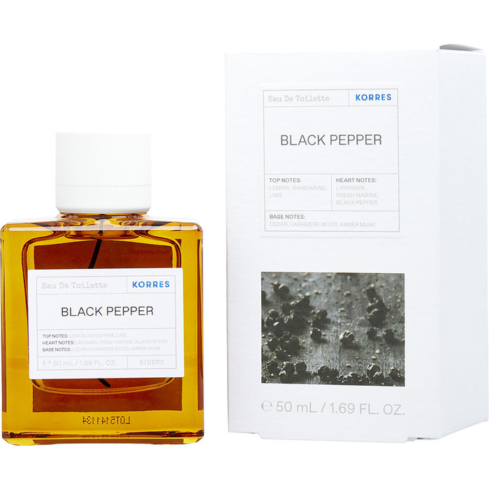 Korres Black Pepper Eau de Toilette 50 ml Spray Korres Black Pepper Eau de Toilette 50 ml Spray