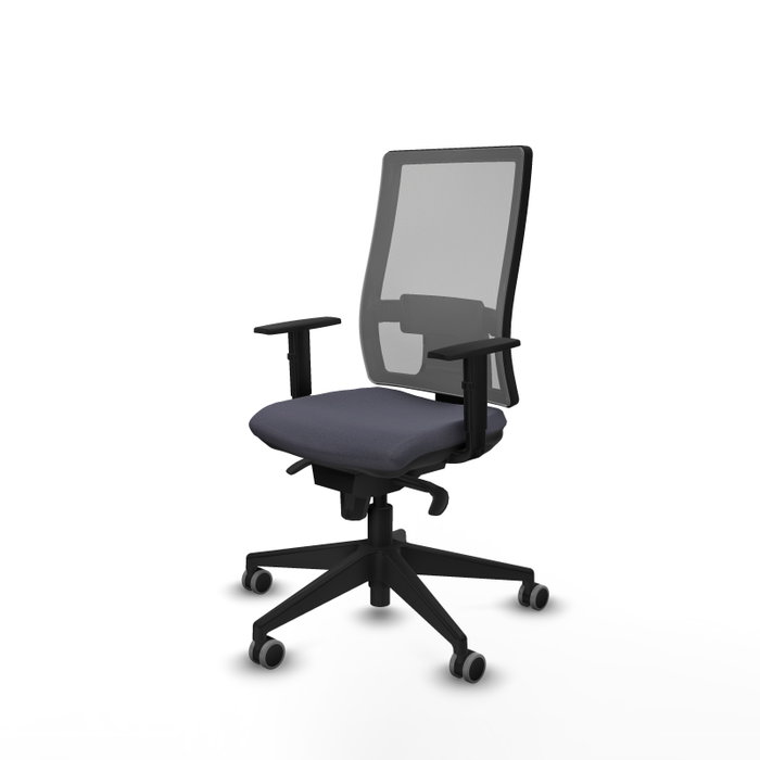 PIQUERAS Y CRESPO Silla de oficina Horna con mecanismo Sincro y malla Gris PIQUERAS Y CRESPO Silla de oficina Horna con mecanismo Sincro y malla Gris