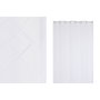 DKD Home Decor Cortina Blanca Bordada con Anillas 140x260 cm