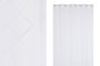 DKD Home Decor Cortina Blanca Bordada con Anillas 140x260 cm