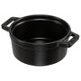 Staub Mini Cocotte Redonda 10 cm Negro, Hierro Fundido