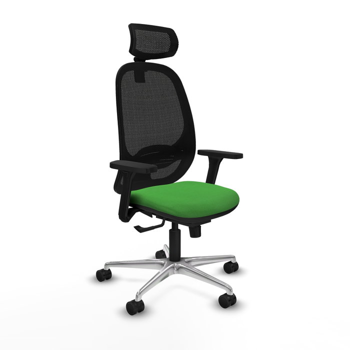PIQUERAS Y CRESPO Silla de oficina Cilanco con mecanismo Sincro Verde y Negro PIQUERAS Y CRESPO Silla de oficina Cilanco con mecanismo Sincro Verde y Negro