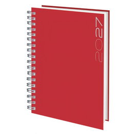 EDEUSTO Agenda Anual 2027 Matra Beta Wire-O Tapa Dura Rojo