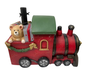 DKD Home Decor Base de Árbol de Navidad con Diseño de Tren Multicolor