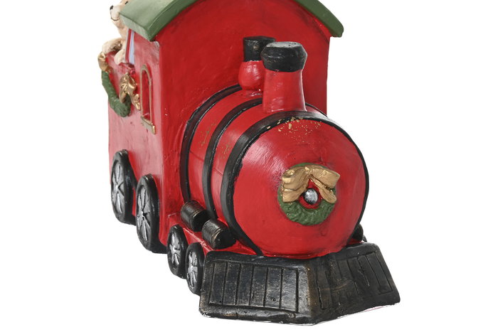 DKD Home Decor Base Árbol Navidad Tren Multicolor 21.5 x 37 x 56 cm Magnesia