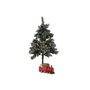 DKD Home Decor Base de Árbol de Navidad con Diseño de Tren Multicolor