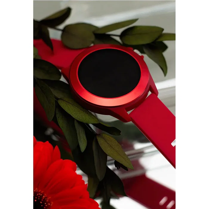 Forever CW-300 Smartwatch con Pantalla Táctil IPS de 1.2", Monitor de Frecuencia Cardíaca, Resistente al Agua IP68, Bluetooth 5.0, Batería 15 Días, Color Magenta