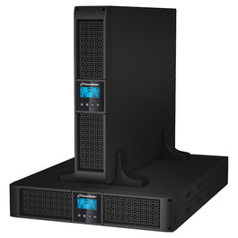 Bluewalker PowerWalker VI 1500RT LCD SAI de 1500VA, 1350W, 220-240V, 8 salidas AC, USB, RS-232, Batería 12V/9Ah, Negro