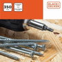Black+Decker Surtido de tornillos para madera ss black