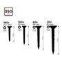 Black+Decker Surtido de tornillos para madera ss black