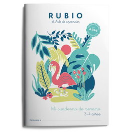 RUBIO Cuaderno A4 Mi cuaderno de verano (3-4 años)