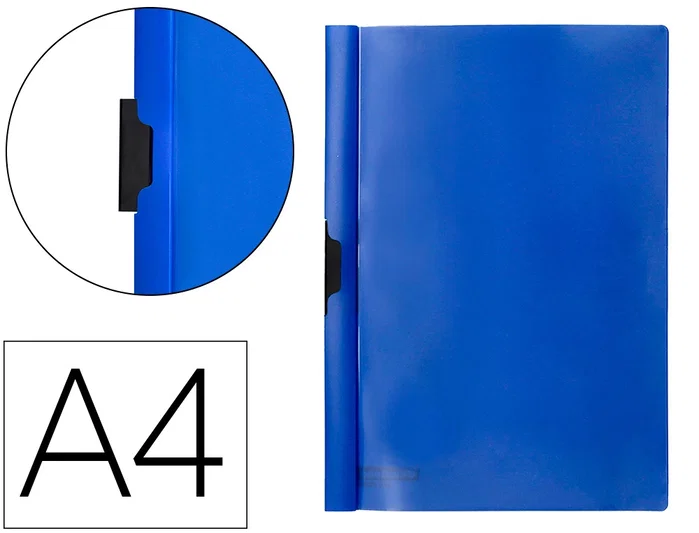 Beautone Carpeta Dossier Pinza Lateral Azul A4 Pack de 10 Beautone Carpeta Dossier Pinza Lateral Azul A4 Pack de 10