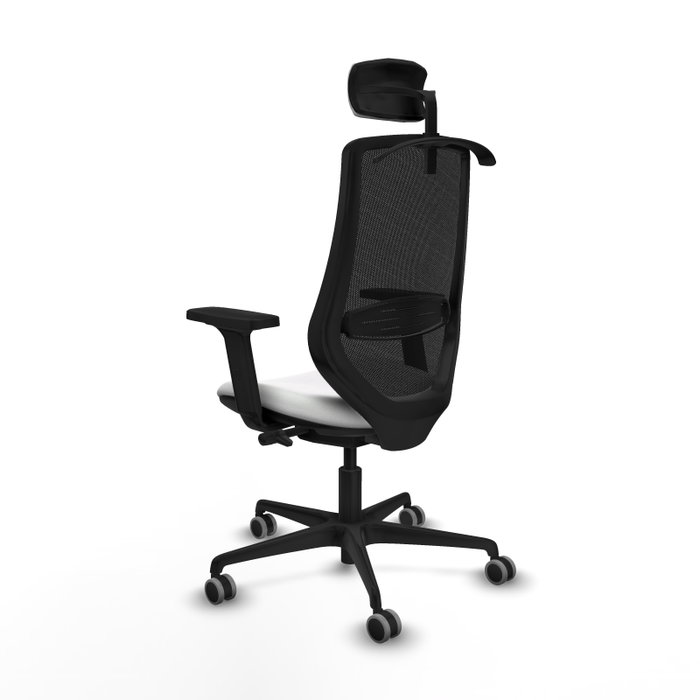 PIQUERAS Y CRESPO Silla de oficina Mardos con mecanismo Sincro/Traslack Blanco y Negro PIQUERAS Y CRESPO Silla de oficina Mardos con mecanismo Sincro/Traslack Blanco y Negro