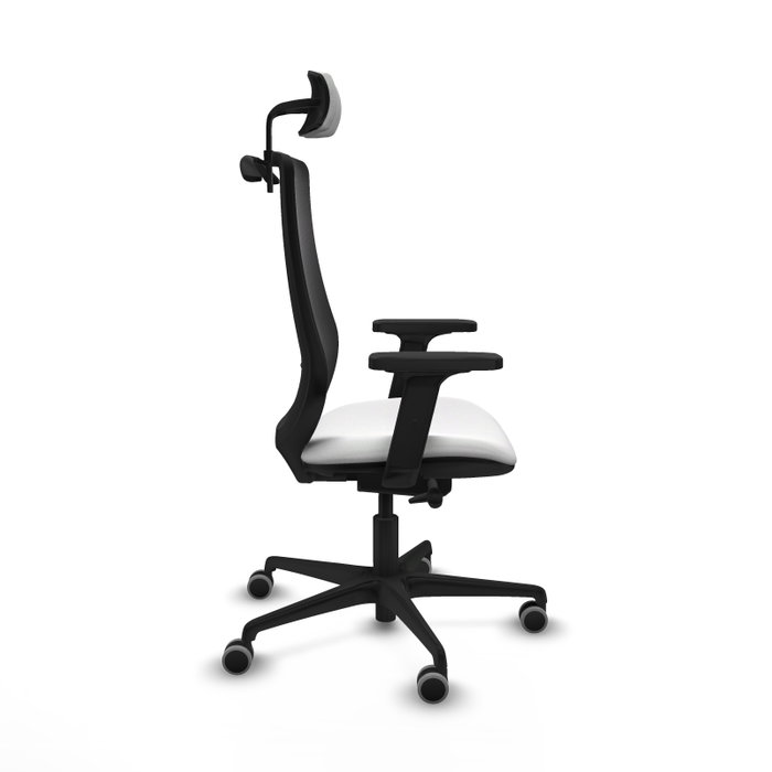PIQUERAS Y CRESPO Silla de oficina Mardos con mecanismo Sincro/Traslack Blanco y Negro PIQUERAS Y CRESPO Silla de oficina Mardos con mecanismo Sincro/Traslack Blanco y Negro