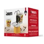 Bialetti BIA8006363030441 Cafetera Italiana Mini-Express LICHTENSTEIN con 2 Tazas - 100 ml - Acero Inoxidable / Color Amarillo