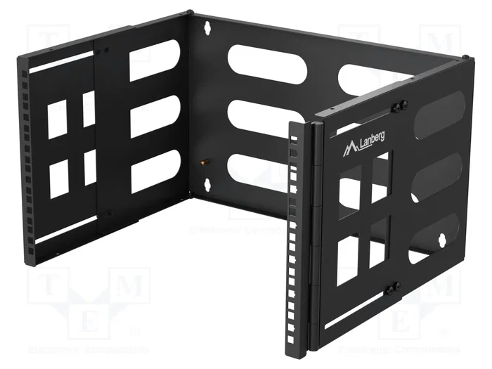 Lanberg Gancho de pared rack 19 pulg 6U negro Lanberg Gancho de pared rack 19 pulg 6U negro