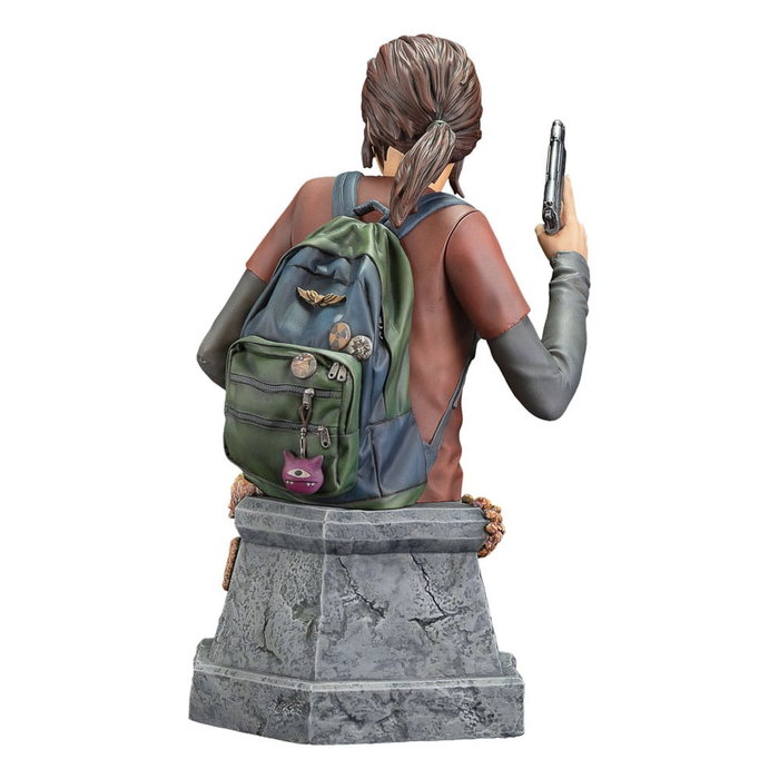 The Last of Us Busto Ellie with Handgun Bust 19 cm The Last of Us Busto Ellie with Handgun Bust 19 cm