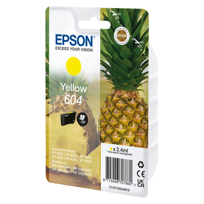 Epson Cartucho de tinta 604 Amarillo
