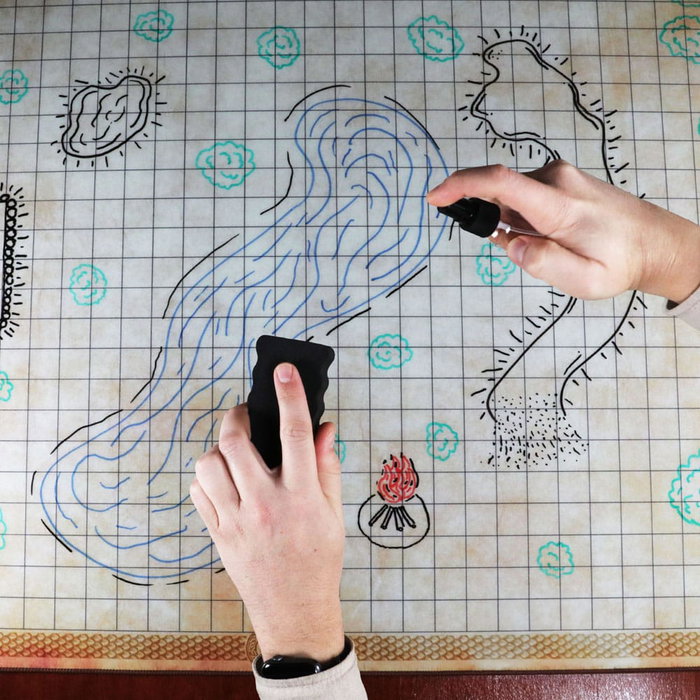 Enhance RPG Series Grid Mat Deluxe Edition DnD Map Enhance RPG Series Grid Mat Deluxe Edition DnD Map