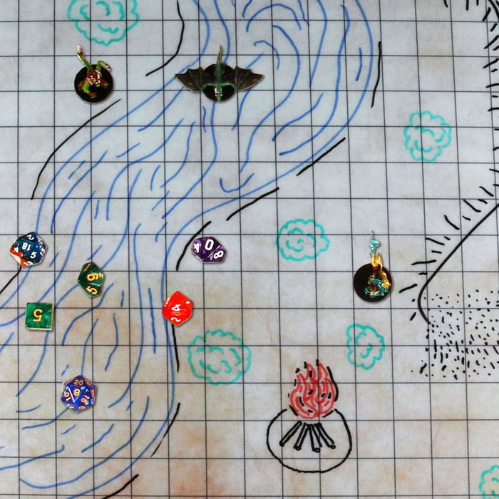 Enhance RPG Series Grid Mat Deluxe Edition DnD Map Enhance RPG Series Grid Mat Deluxe Edition DnD Map