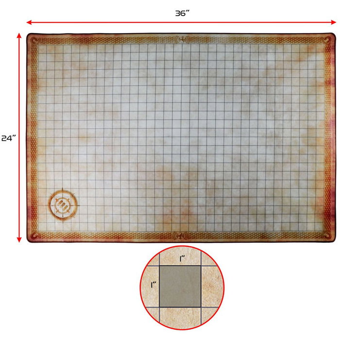 Enhance RPG Series Grid Mat Deluxe Edition DnD Map Enhance RPG Series Grid Mat Deluxe Edition DnD Map