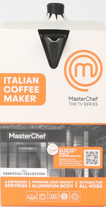 Masterchef Cafetera 6 Tazas Inducción 10 cm x 18 cm x 16.3 cm (6 Unidades)