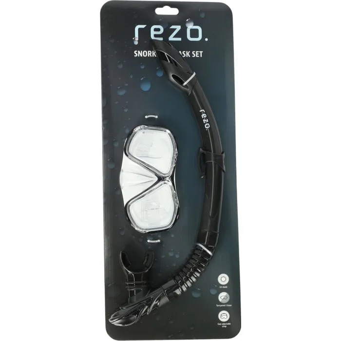 Sotavento Conjunto de Snorkel para Adultos 2 Piezas Máscara y Tubo Negro AUC5715738260866 Sotavento Conjunto de Snorkel para Adultos 2 Piezas Máscara y Tubo Negro AUC5715738260866