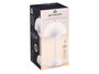 Giftdecor Lámpara Bolet Blanco - Luz LED 1.5W con 3 Colores (Blanco, Cálido, Amarillo) - Dimensiones: 16x30x16 cm (Set de 4)