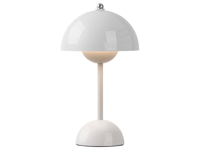 Giftdecor Lámpara Bolet Blanco - Luz LED 1.5W con 3 Colores (Blanco, Cálido, Amarillo) - Dimensiones: 16x30x16 cm (Set de 4)