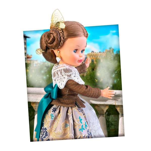 Famosa Muñeca Nancy Colección Fallera Viste Auténtico Traje Regional Comunidad Valenciana