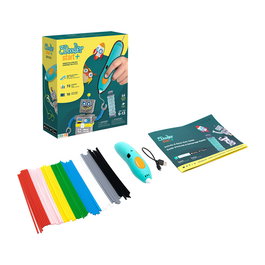 3Doodler MINT 3D Stift Start+ Essential Pen Set - Pluma 3D para Niños desde 6 Años, Plástico Compostable, 0.77 mm, USB