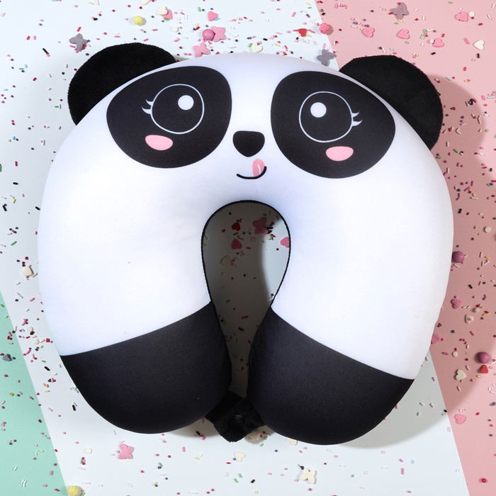 The Concept Factory Cojín Cervical Kawaii Colección Kawaii Modelos Gato Panda Malvavisco