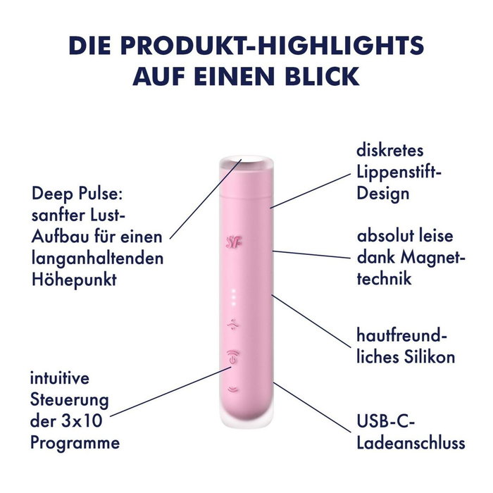 SATISFYER First Kiss Estimulador de Clítoris para Mujer