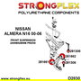 StrongFlex STF281306B Bieleta Barra Estabilizadora Silentblock, Alta Flexibilidad, Resistencia Dinámica y a la Abrasión, Rango Amplio de Temperatura