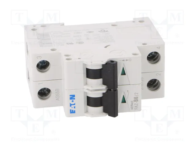 EATON ELECTRIC Interruptor magnetotérmico FAZ-B6/2 2 polos 6A 15kA EATON ELECTRIC Interruptor magnetotérmico FAZ-B6/2 2 polos 6A 15kA