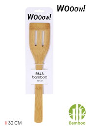 Wooow Pala Recta Bambú con Agujeros 30 cm (36 Unidades)