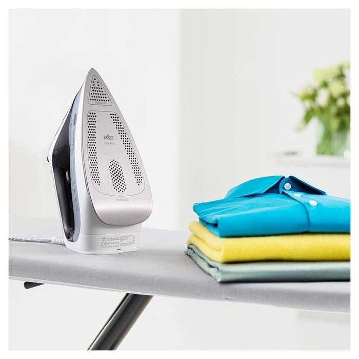 Braun TexStyle 7 Pro SI 7149 WB Plancha de Vapor Gris, 2900W, Depósito 0.3L, Suela EloxalPlus