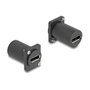 DeLOCK Módulo DisplayPort hembra a hembra 4K Negro 88154