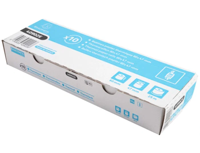 Exacompta Rollo Sumadora Térmico 60 mm x 47 mm 55 g/m2 FSC Sin BPA para TPV