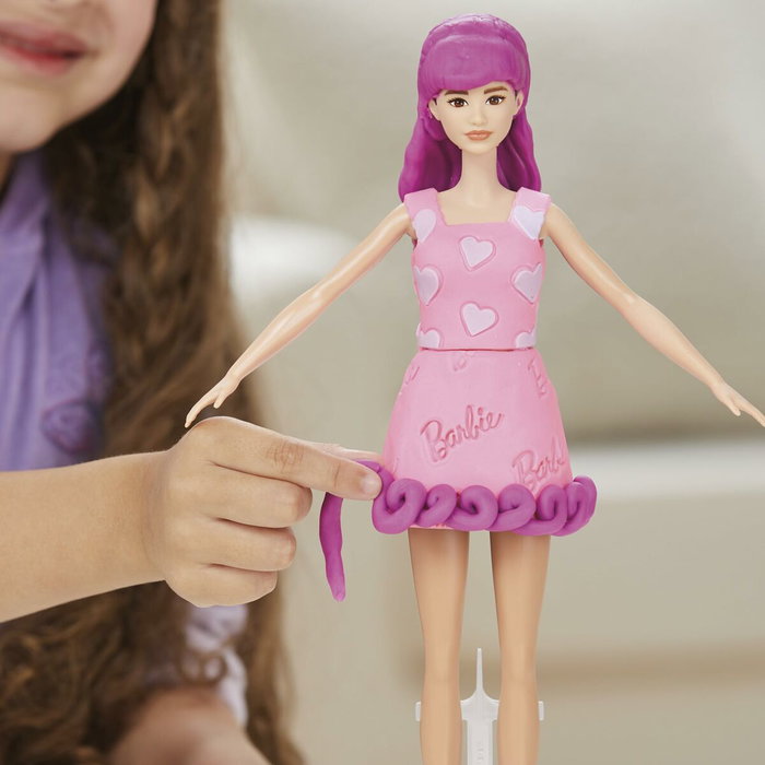 Playdoh Set de plastilina Barbie Corazones y Cabello Playdoh Set de plastilina Barbie Corazones y Cabello
