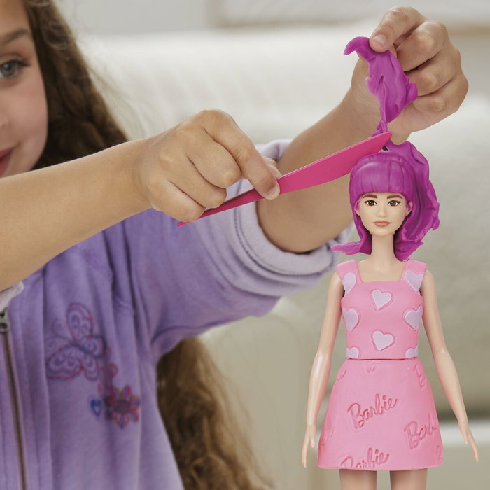 Playdoh Set de plastilina Barbie Corazones y Cabello Playdoh Set de plastilina Barbie Corazones y Cabello