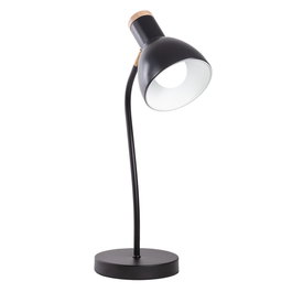 Magnolia Lámpara de Mesa Acero Negro E27