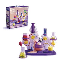Canal Toys Super Laboratorio de Experimentos So Science, Kit con 20 Experimentos (Burbujas, Volcán, Cristales, Leche Mágica) para Niños +7 Años